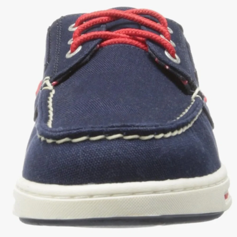 Eastland Men’s Adventure MLB Red Sox Navy Oxford with Logo size 12D